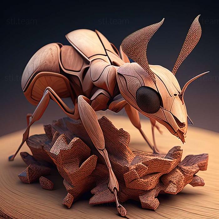 3D model Calyptomyrmex tensus (STL)